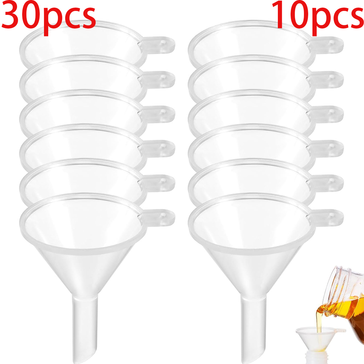Perfume Fragrance Booster - 10/30pcs Mini Funnel Plastic Narrow Mouth